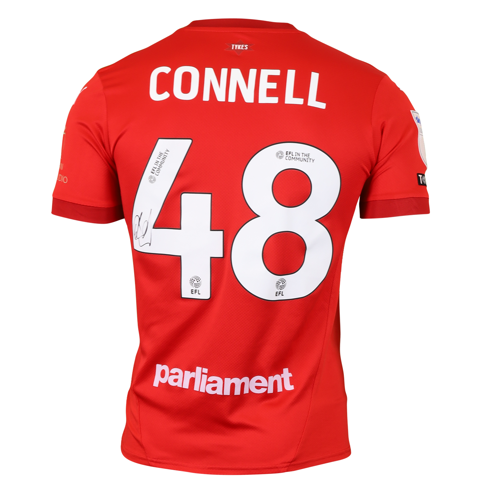 Luca Connell Barnsley shirt