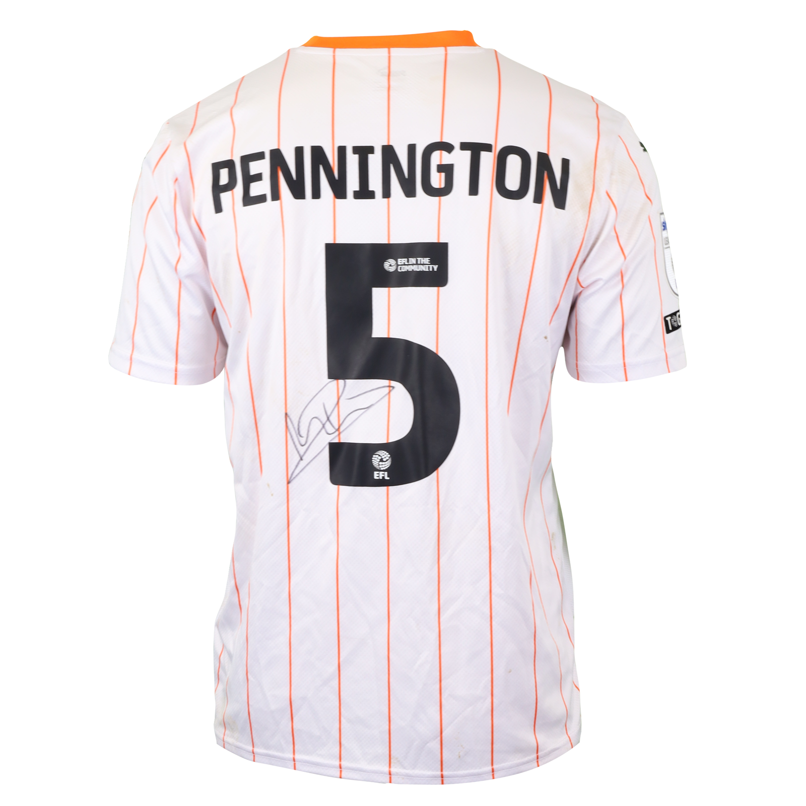 Matthew Pennington (MI) Blackpool shirt