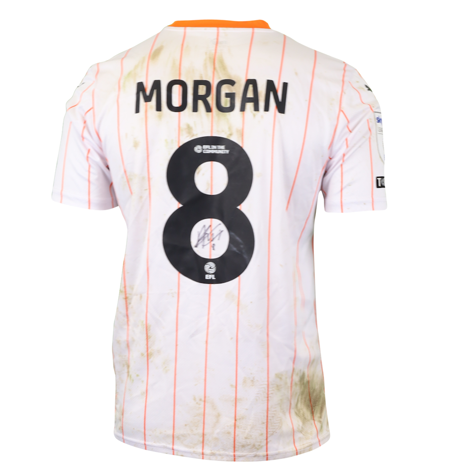 Albie Morgan Blackpool jersey