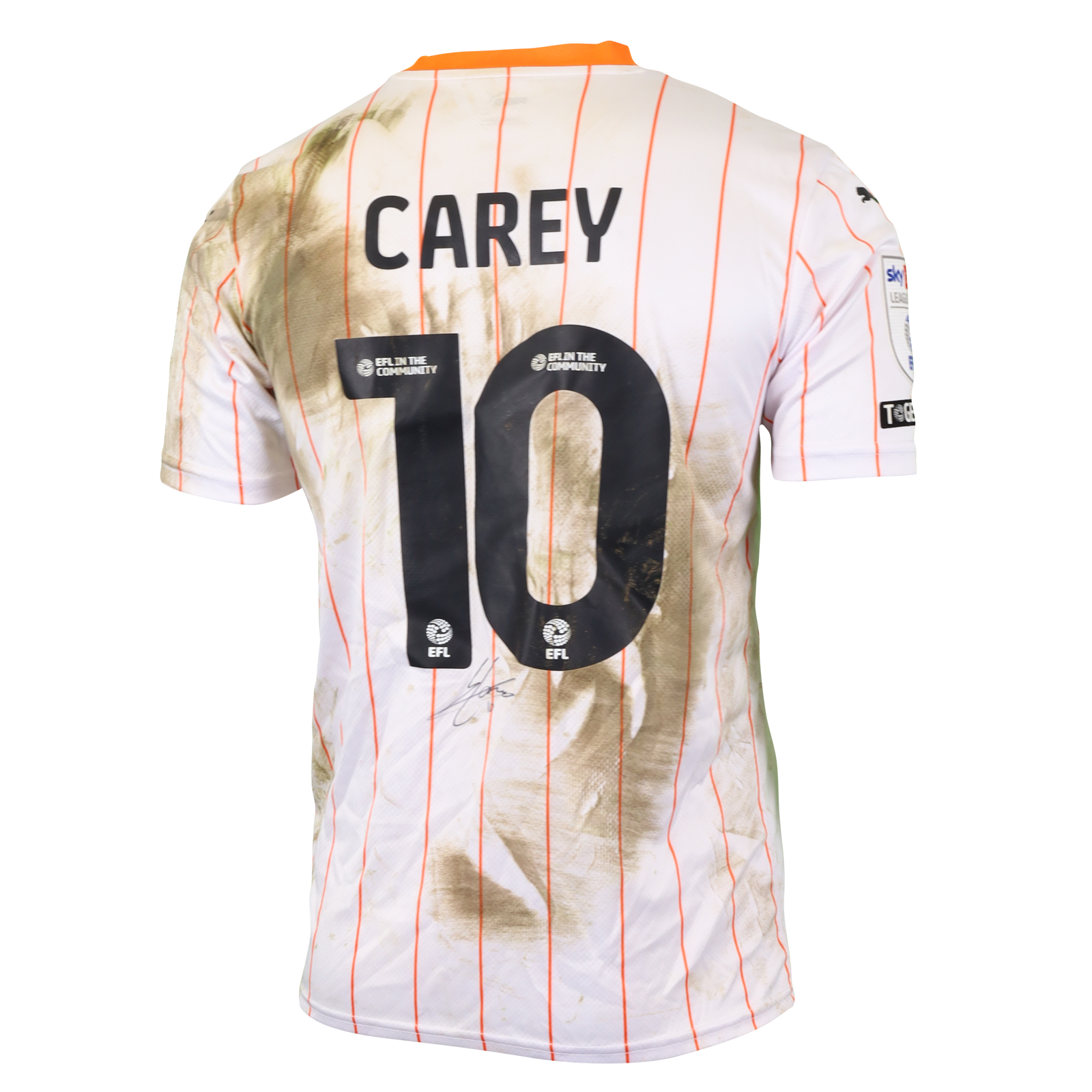 Sonny Carey Blackpool shirt