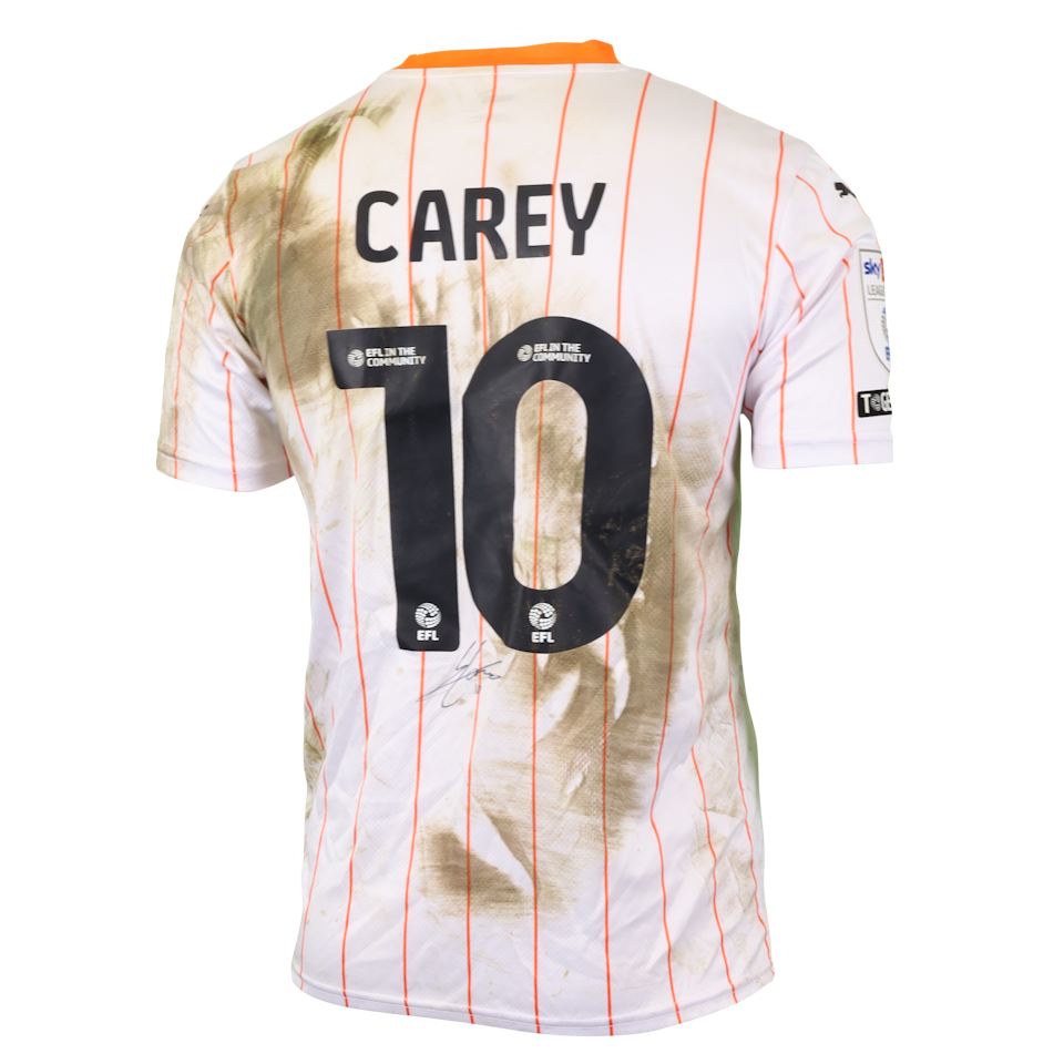 Sonny Carey Blackpool jersey