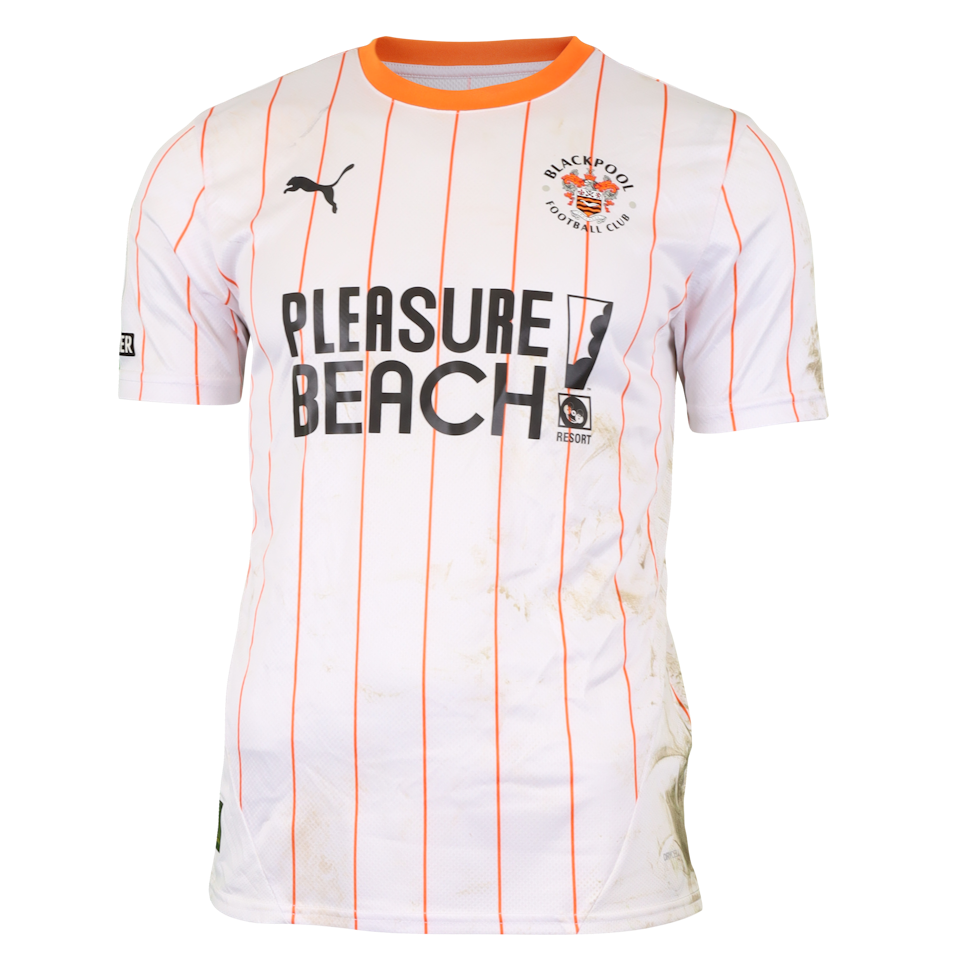 Sonny Carey Blackpool jersey