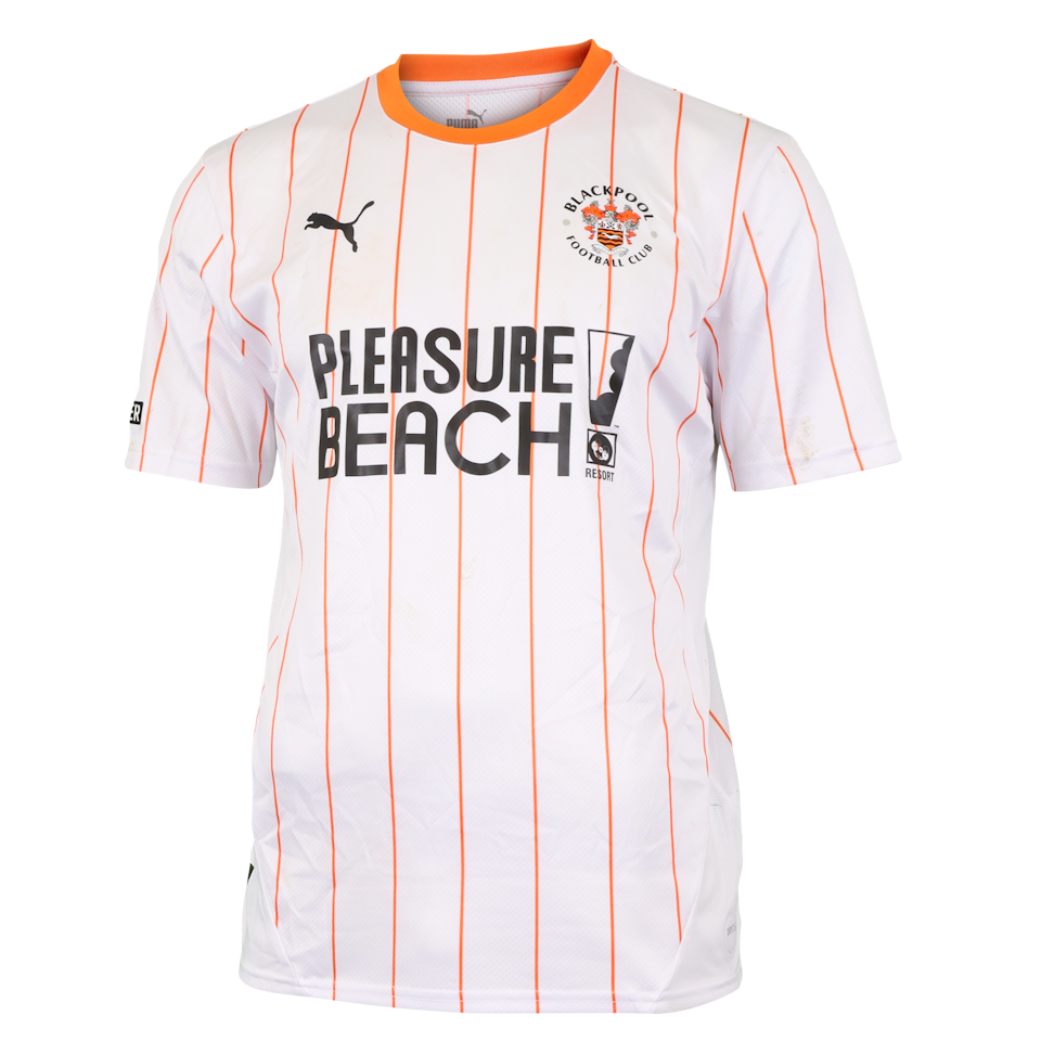 Ashley Fletcher Blackpool shirt