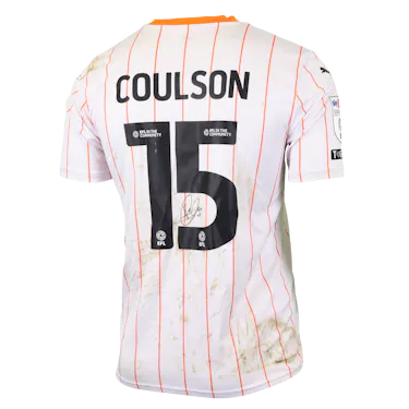 Hayden Coulson Blackpool jersey