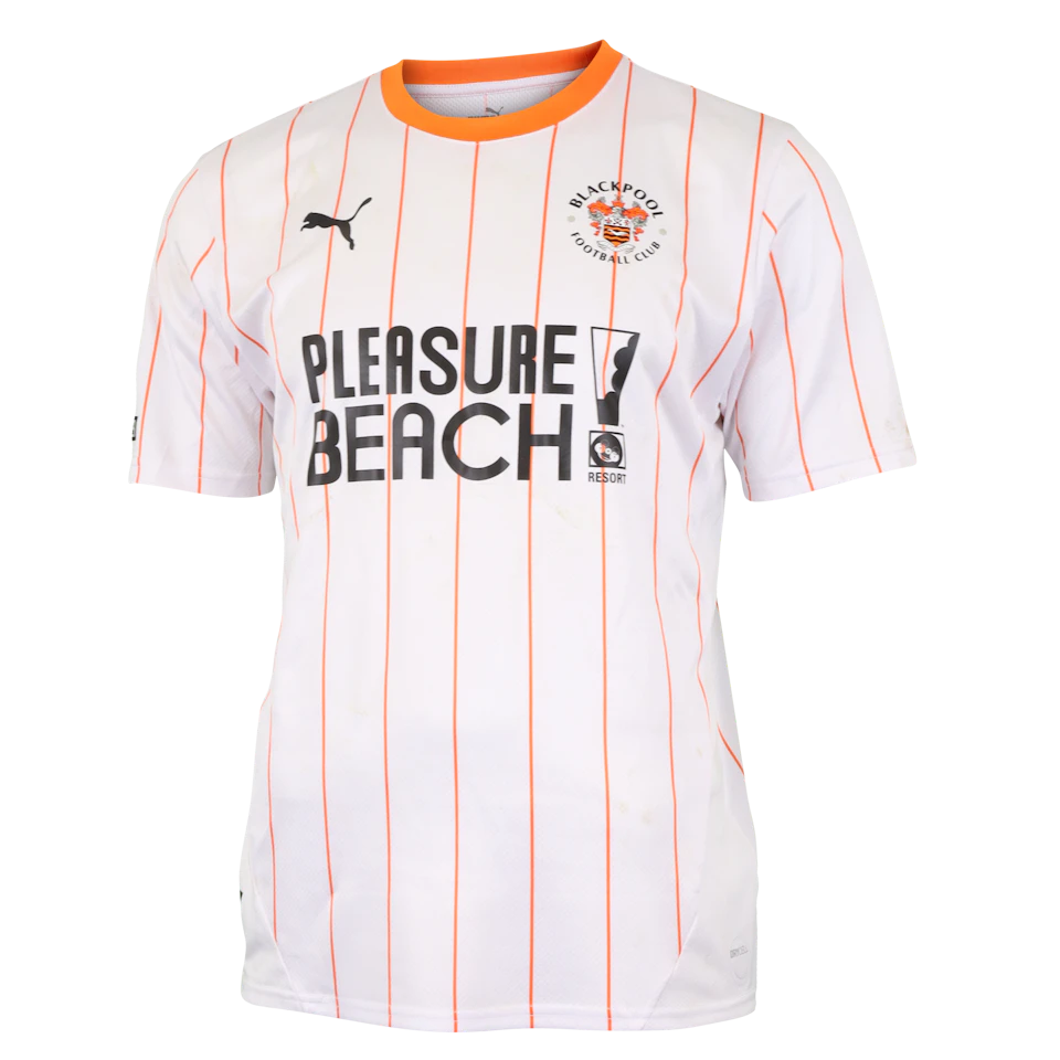 Oliver Casey Blackpool jersey