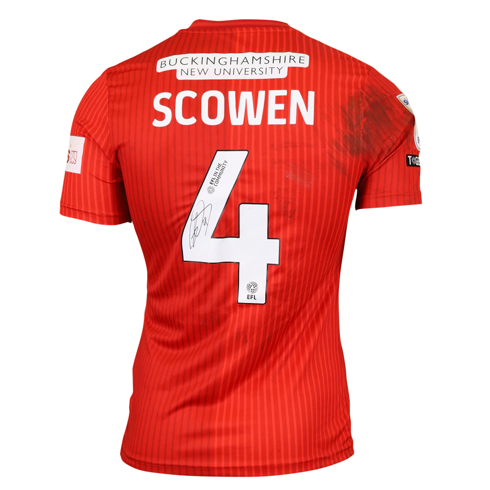 Josh Scowen Wycombe Wanderers jersey