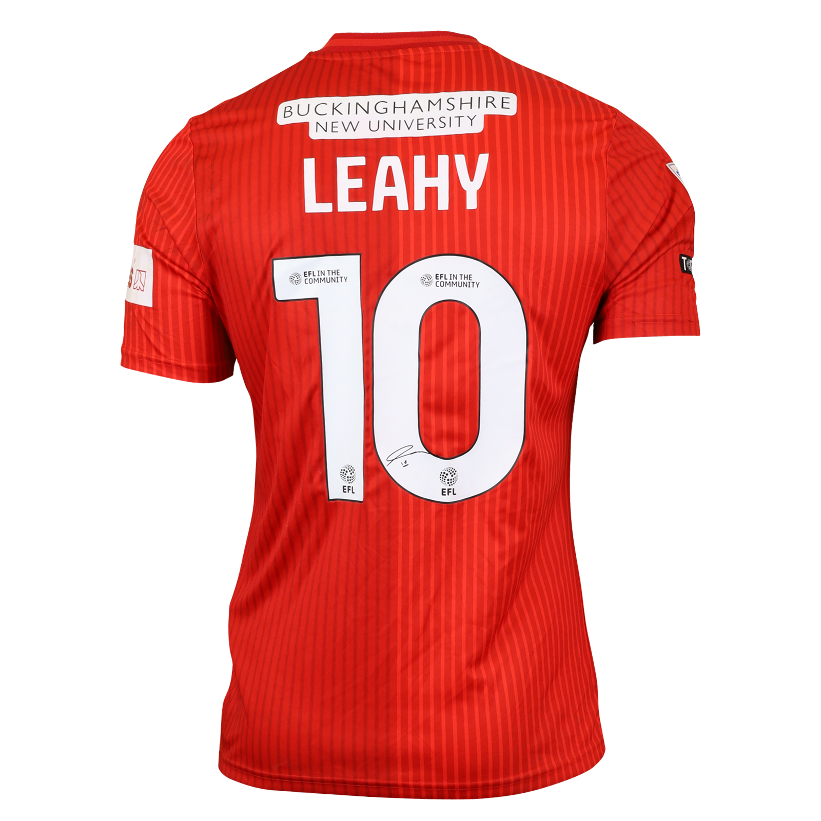 Luke Leahy Wycombe Wanderers shirt
