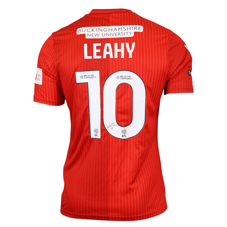 Luke Leahy Wycombe Wanderers jersey