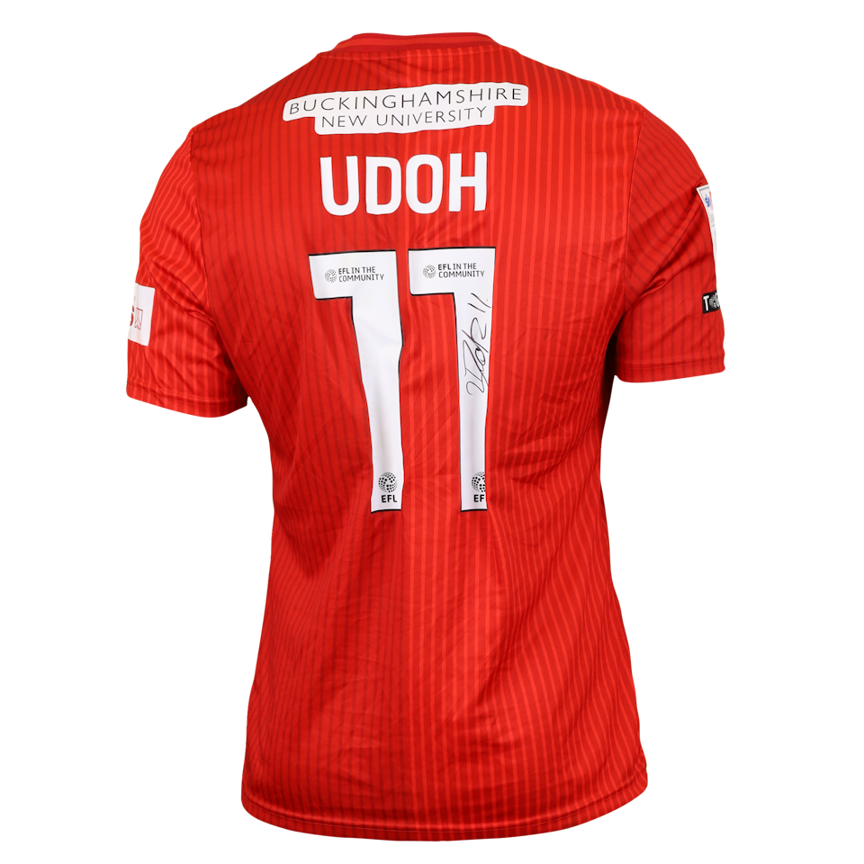 Daniel Udoh Wycombe Wanderers shirt