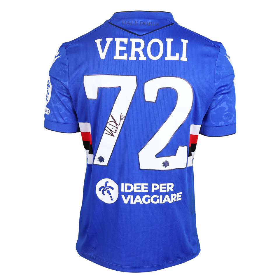 来自Sampdoria的Davide Veroli球衣