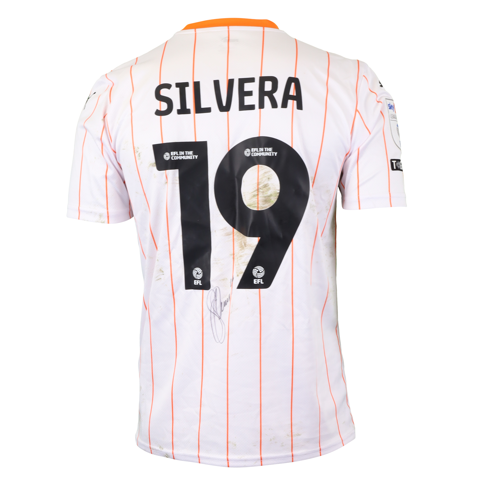 Samuel Silvera Blackpool shirt