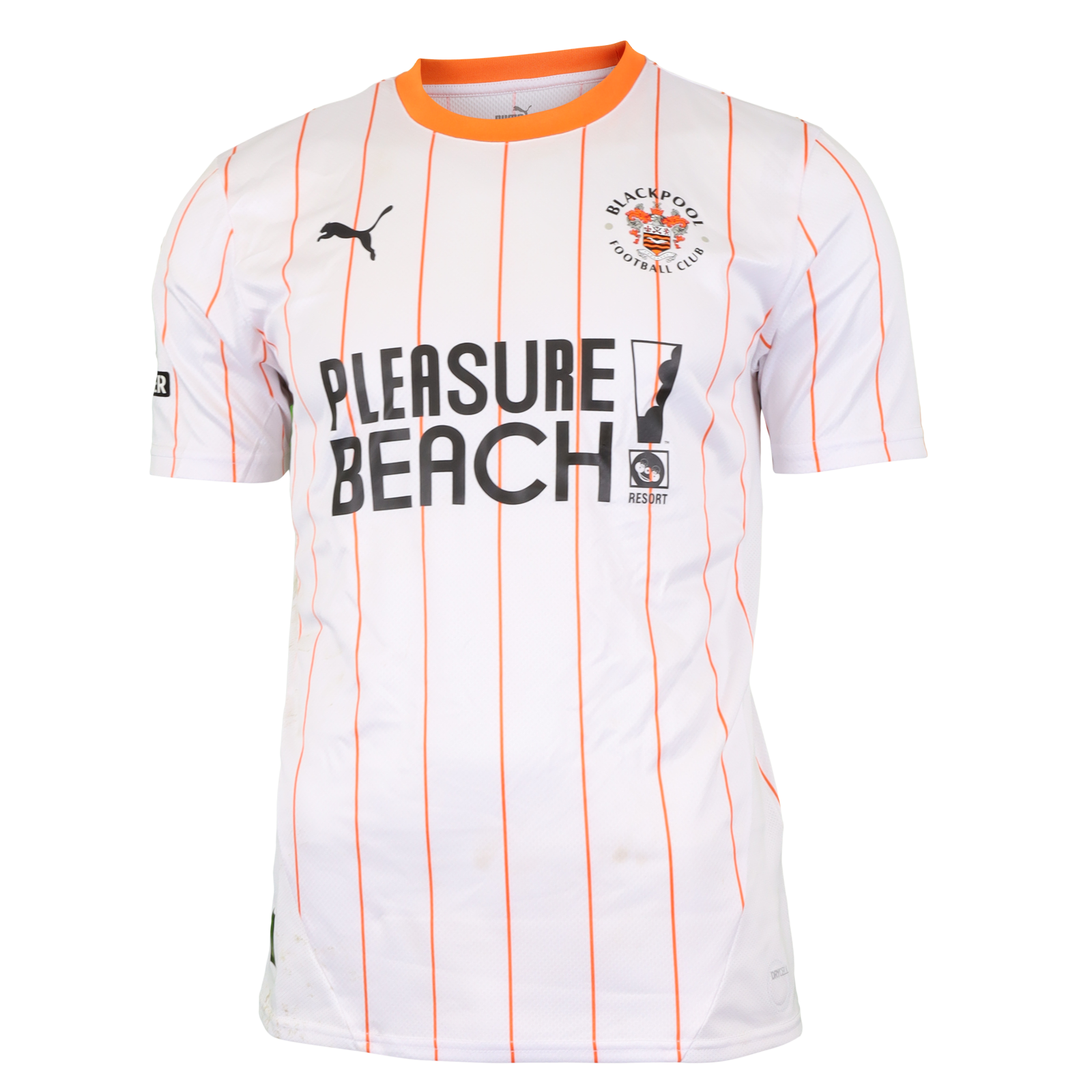 Samuel Silvera Blackpool shirt