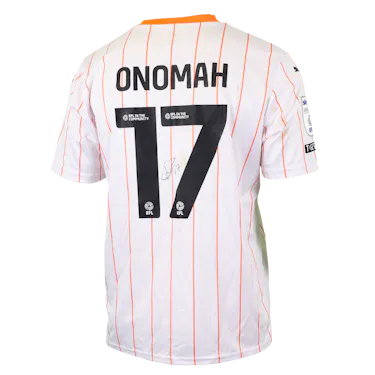 Josh Onomah Blackpool shirt