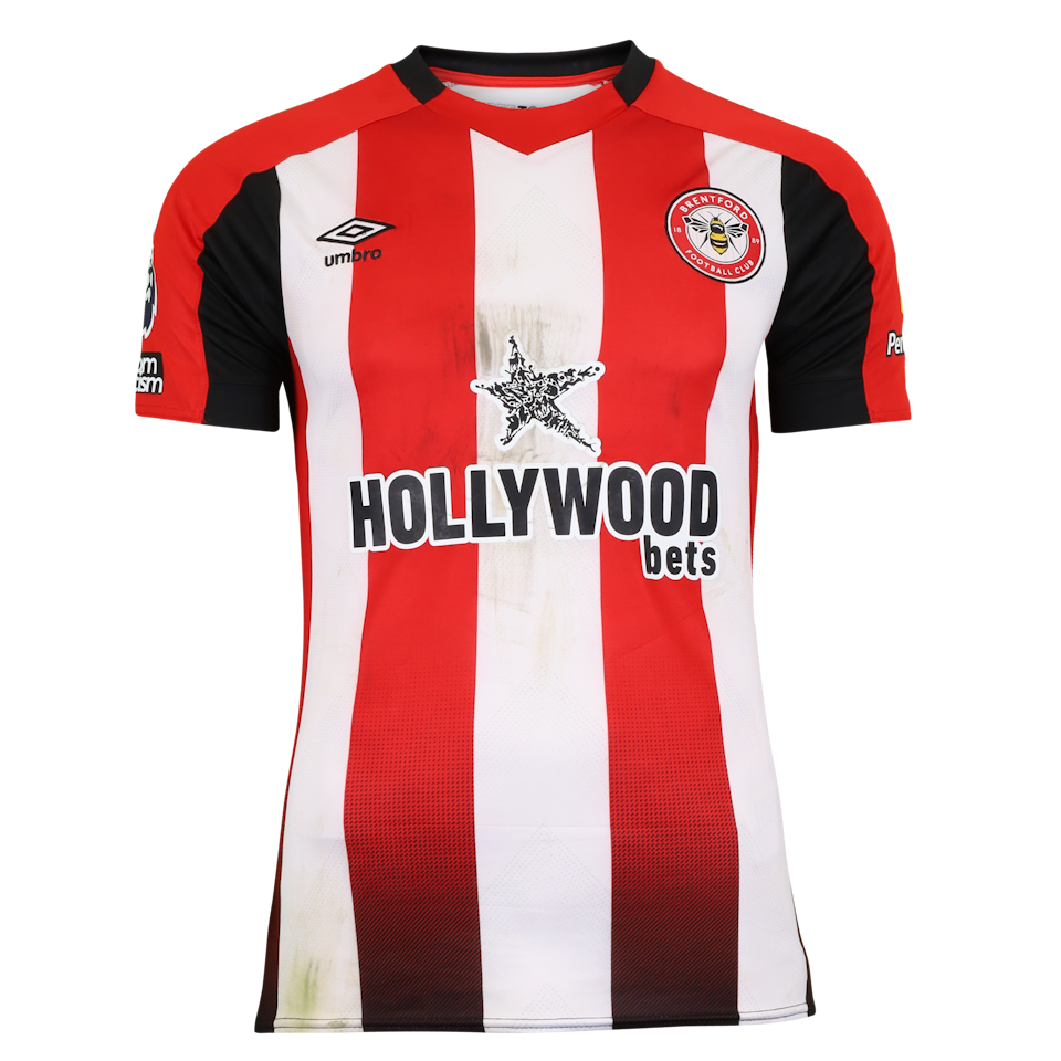 Keane Lewis-Potter Brentford shirt