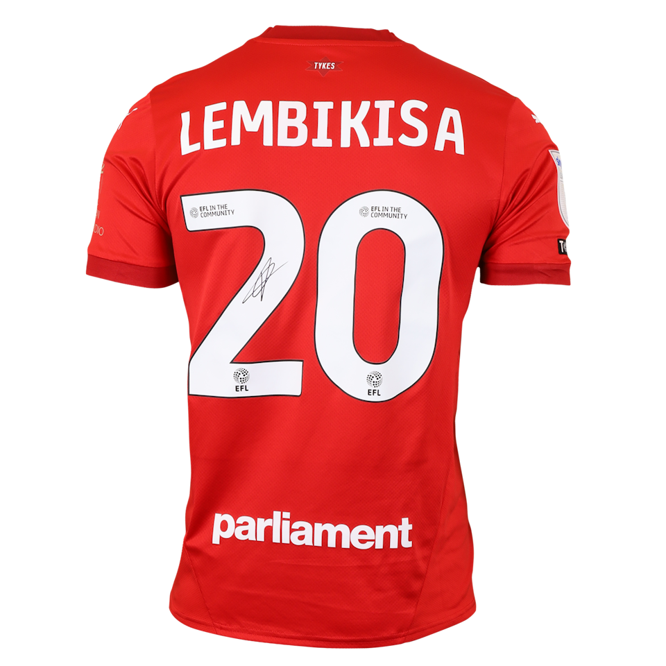 Camisola de Dexter Lembikisa, Barnsley