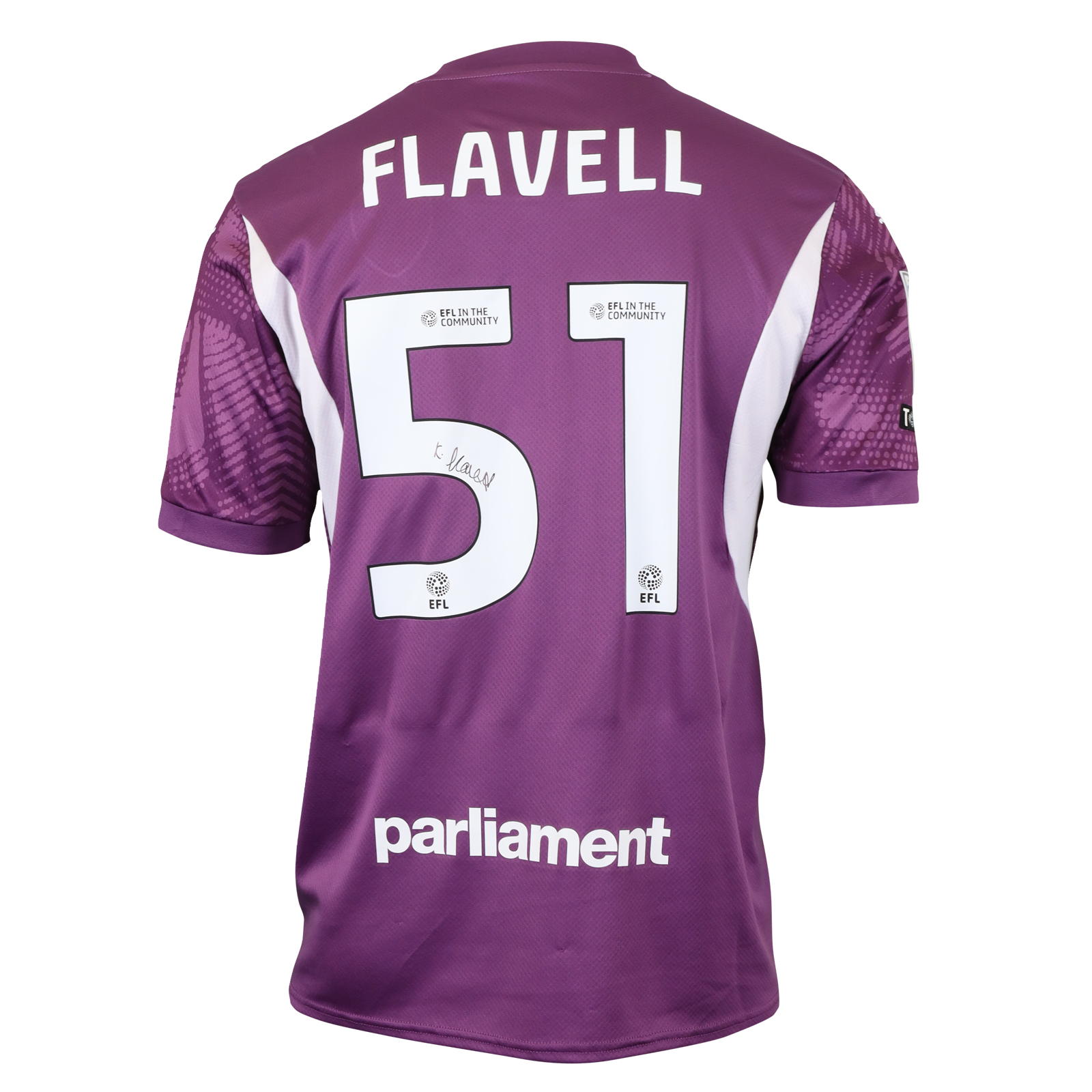 Kieren Flavell Barnsley shirt