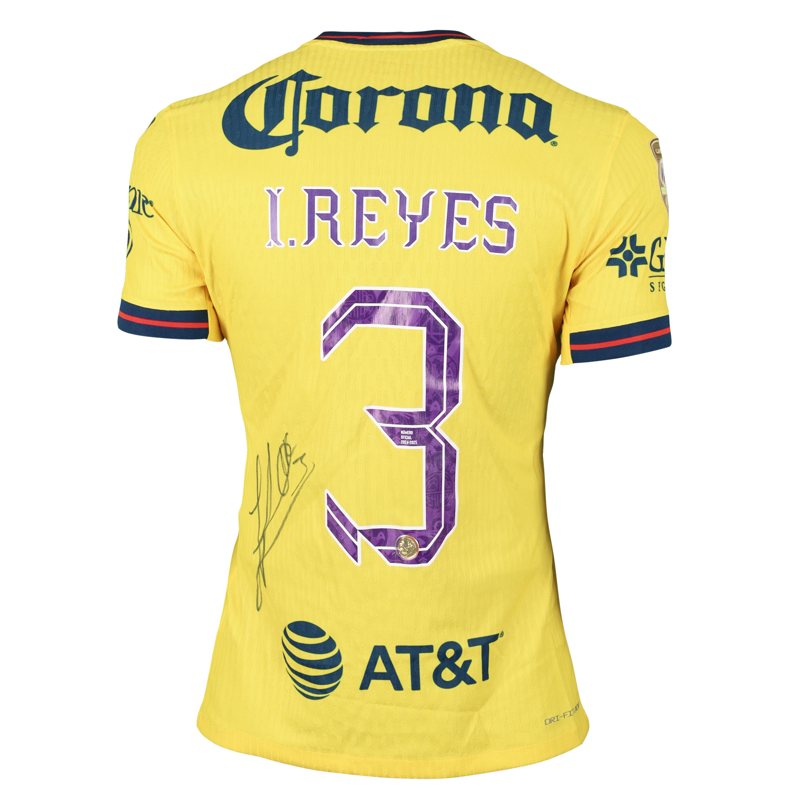 Israel Reyes Club América shirt