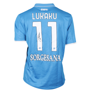 Romelu Lukaku SSC Napoli camisa.