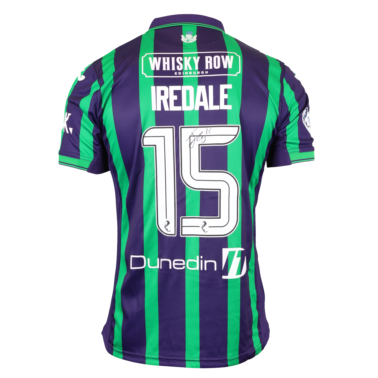 Jack Iredale Hibernian shirt