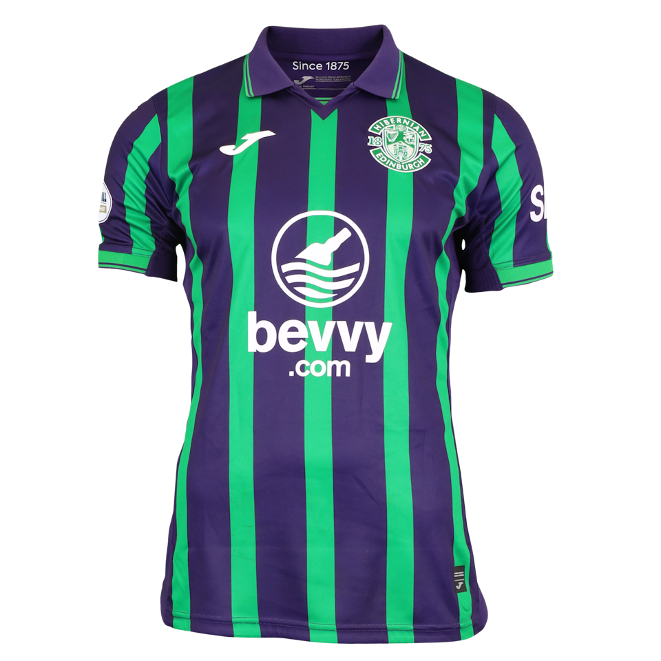 Jack Iredale Hibernian shirt