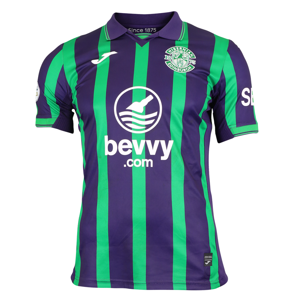 Josh Campbell Hibernian shirt