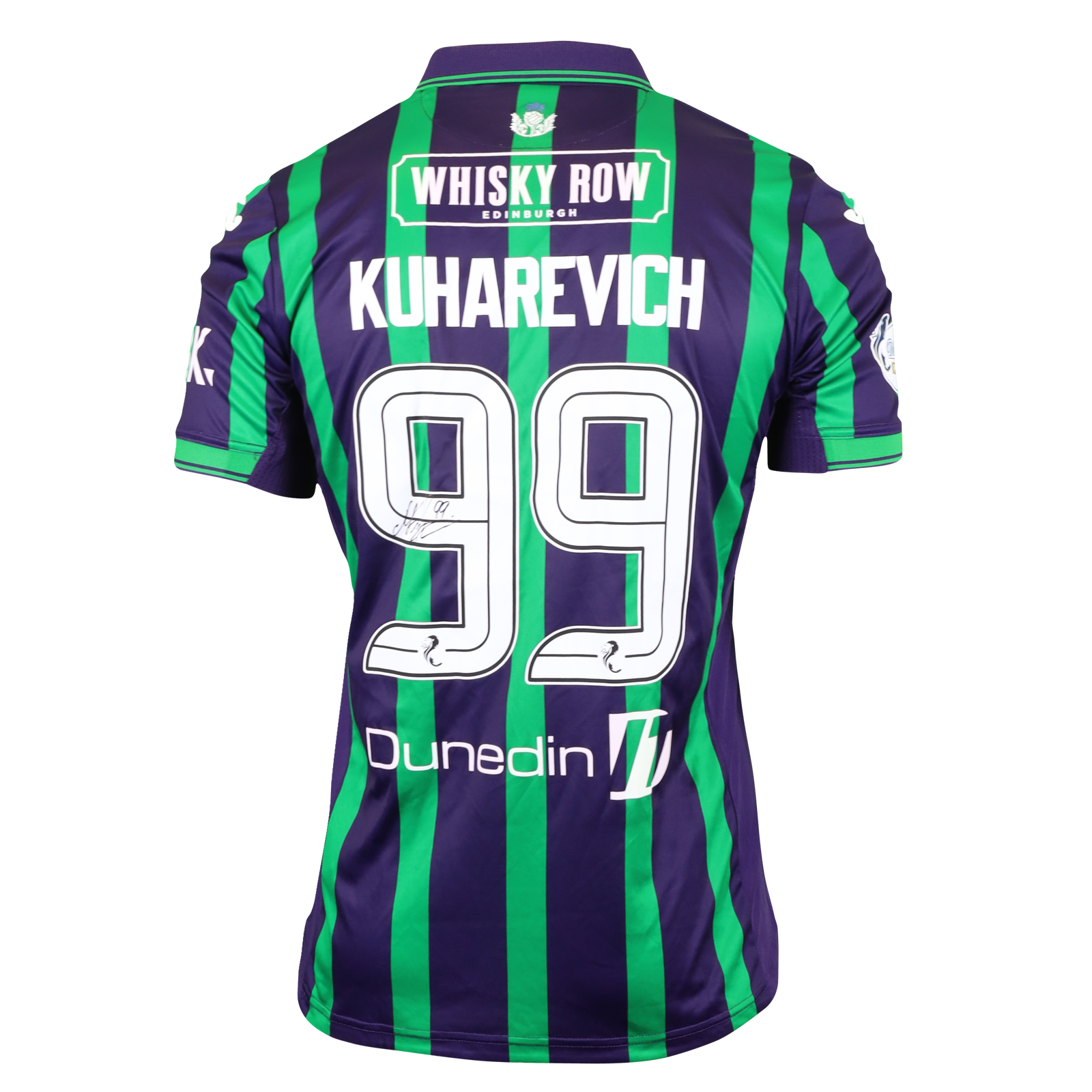 Mykola Kukharevych Hibernian shirt