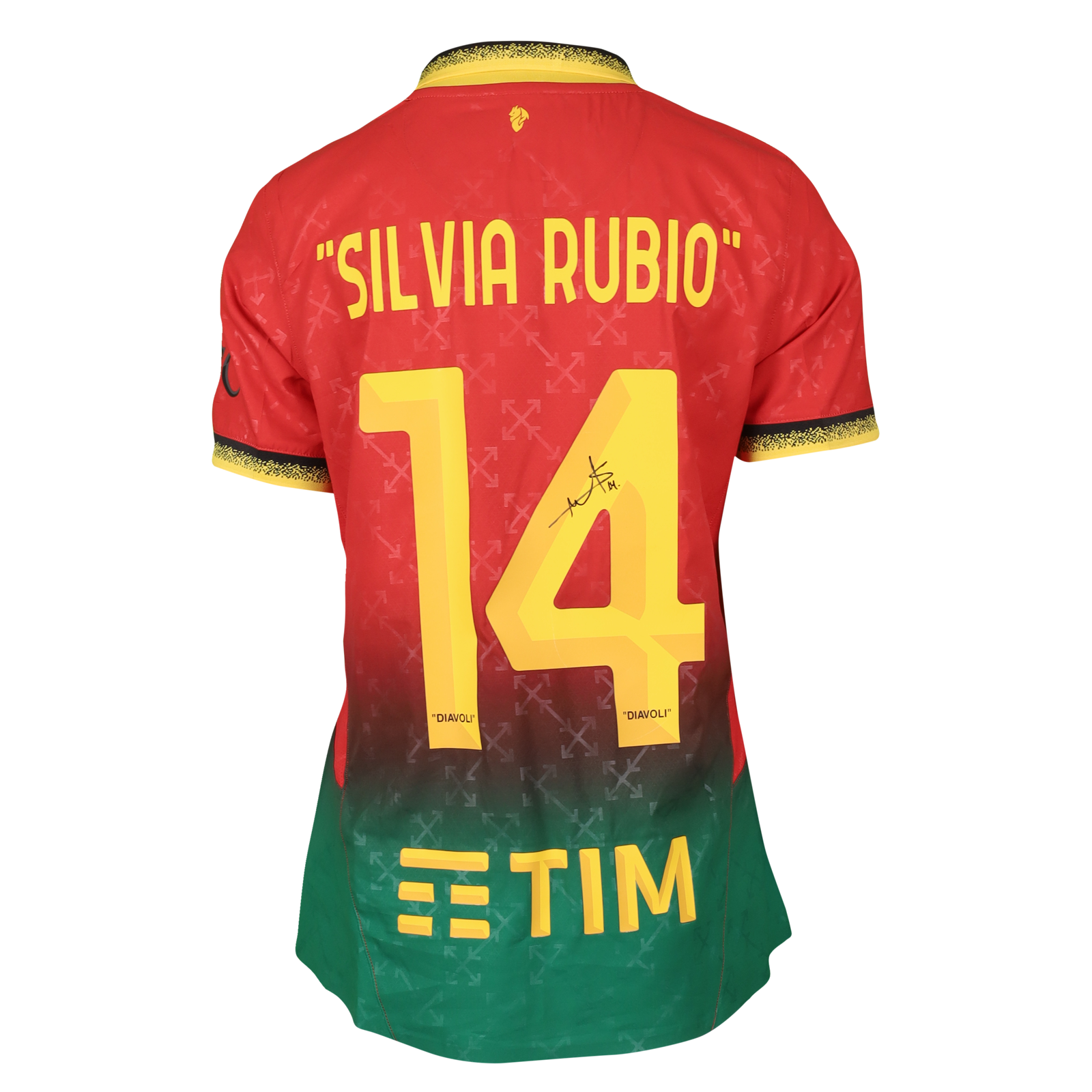 Silvia Rubio AC Milan Women shirt