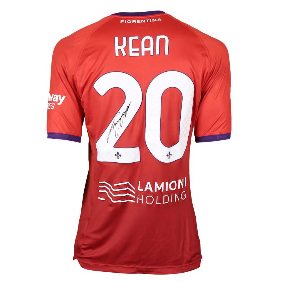 Moise Kean ACF Fiorentina camisa.