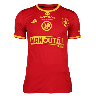 Nolan Galves Rodez Aveyron Football camisa.