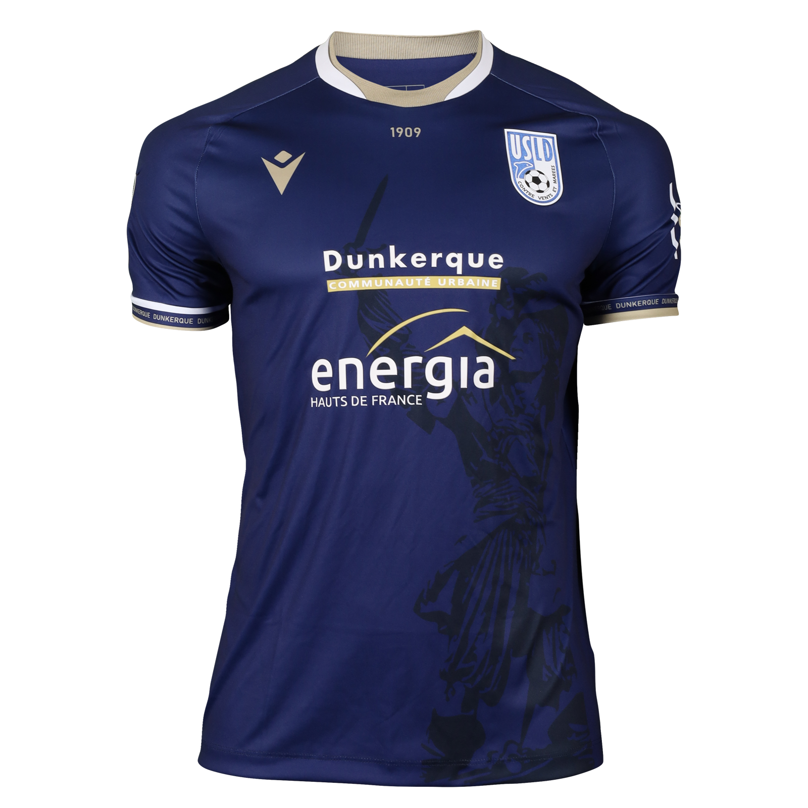 Alexi Pitu USL Dunkerque shirt