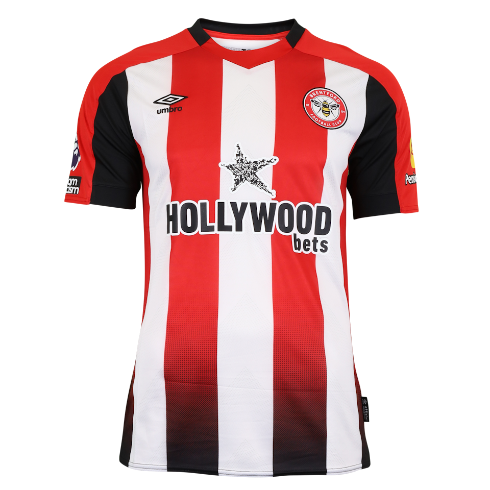 Mikkel Damsgaard Brentford shirt