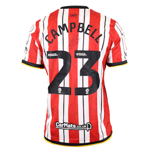 Tyrese Campbell Sheffield United shirt