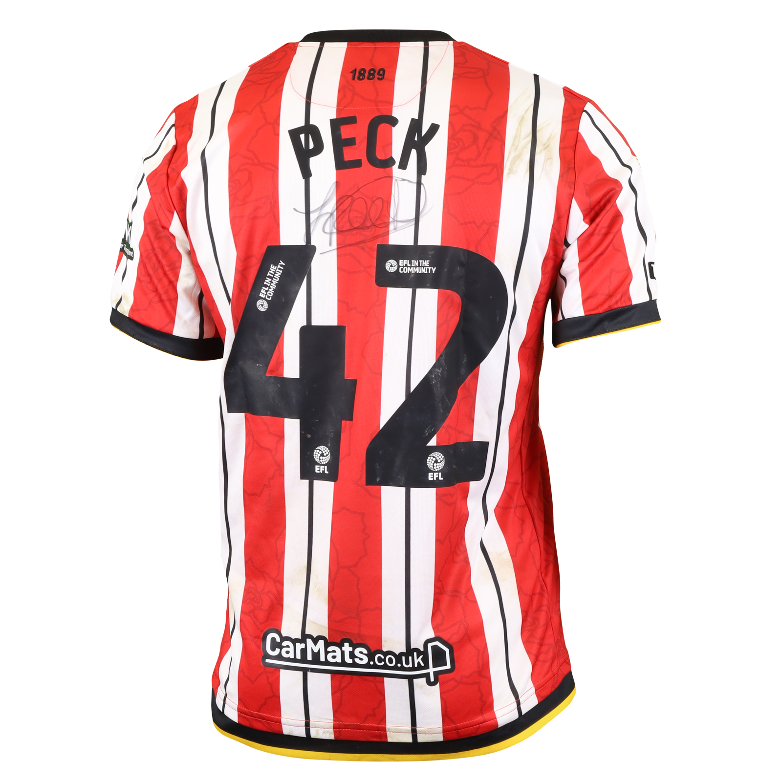 Sydie Peck Sheffield United shirt