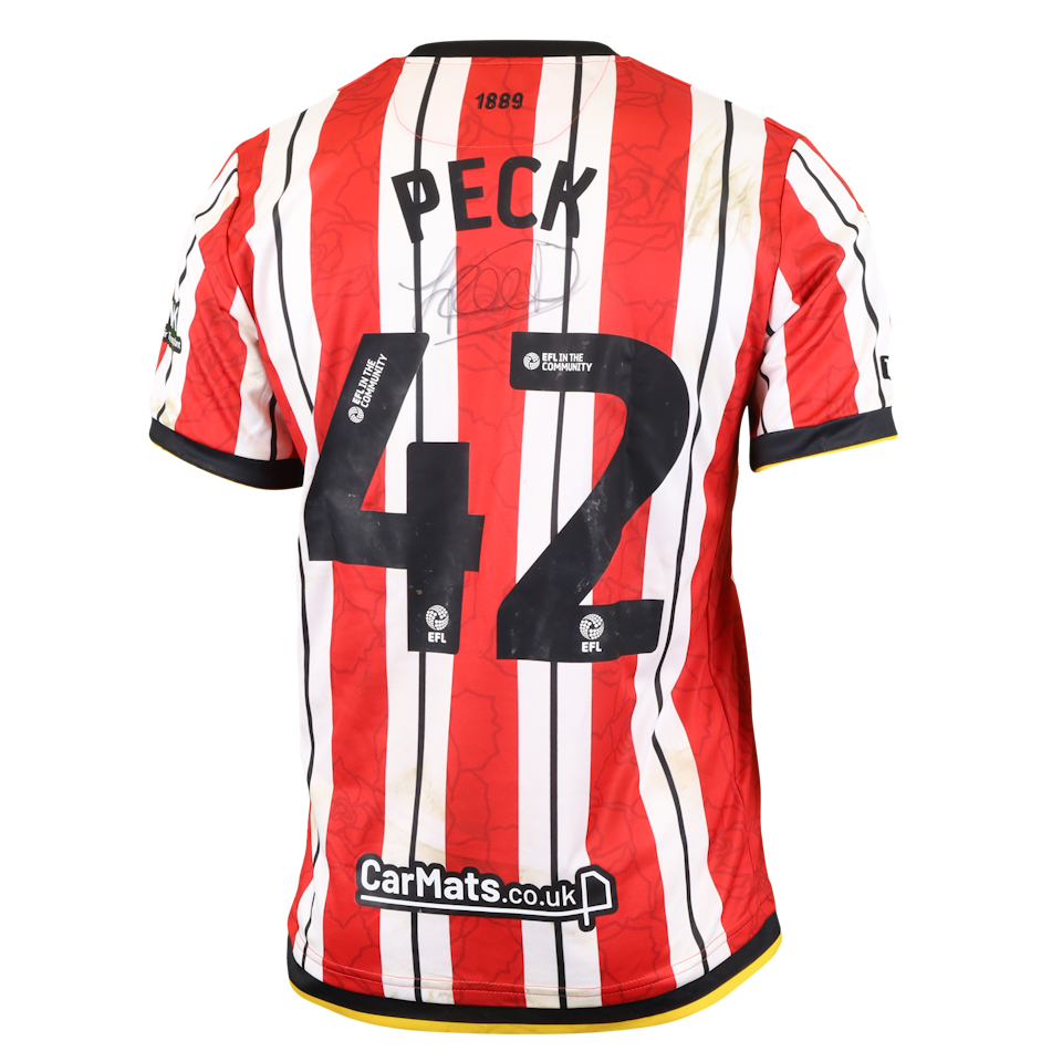 Sydie Peck Sheffield United shirt