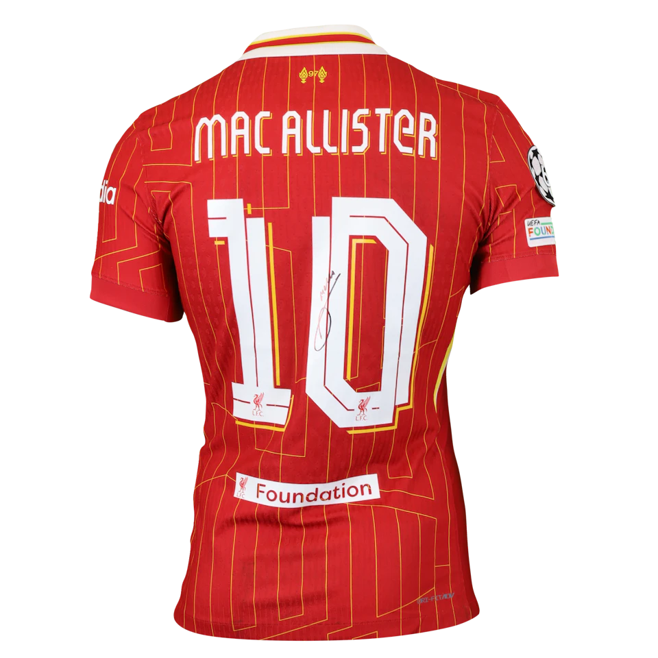 Shirt van Alexis Mac Allister Liverpool