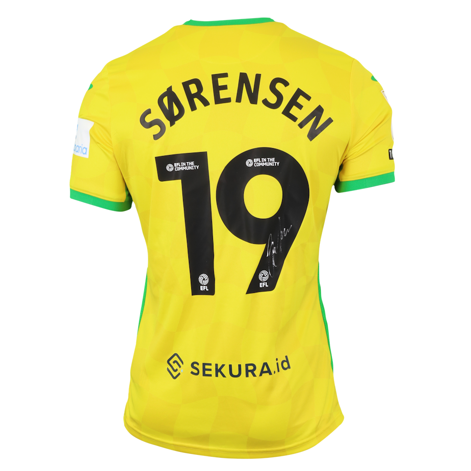 Jakob Lungi Sørensen Norwich City shirt
