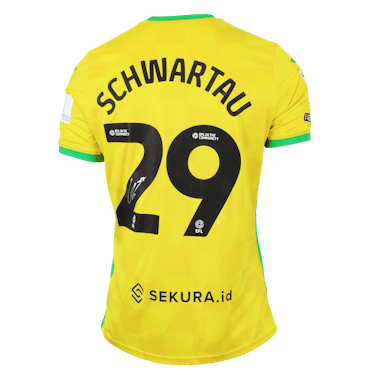 Camisola de Oscar Schwartau, Norwich City