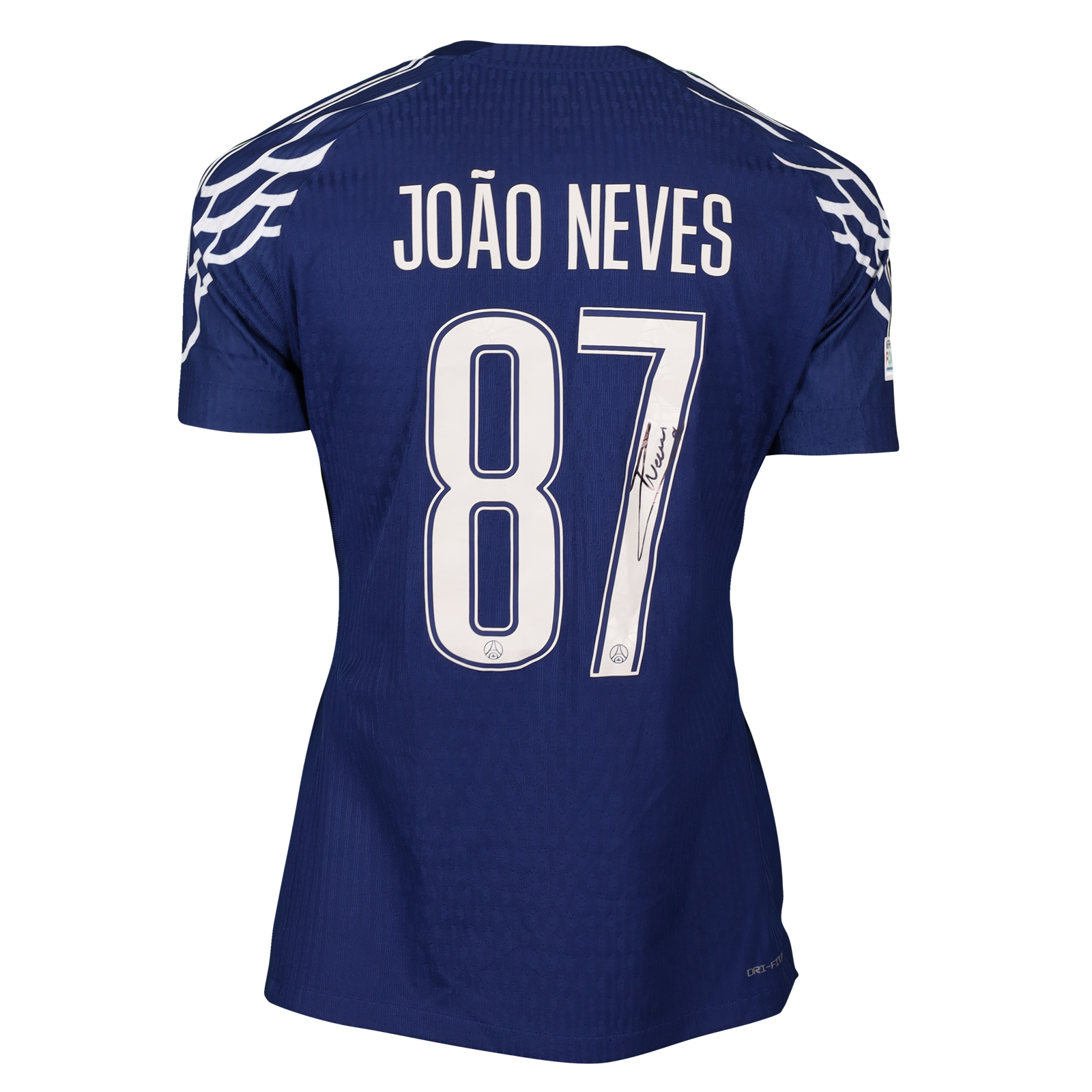 João Neves | Liverpool - Paris Saint Germain | MatchWornShirt