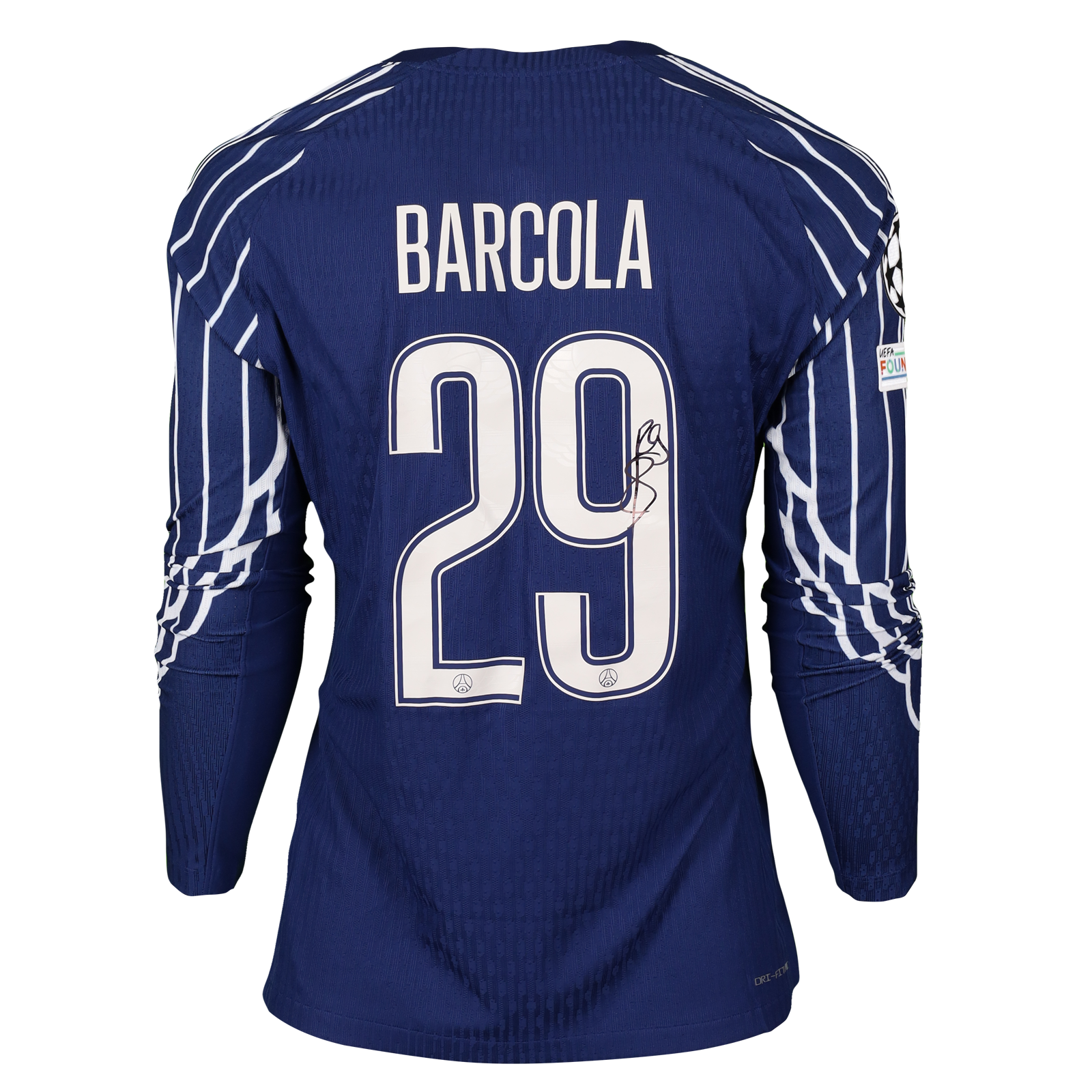 Bradley Barcola Paris Saint-Germain shirt