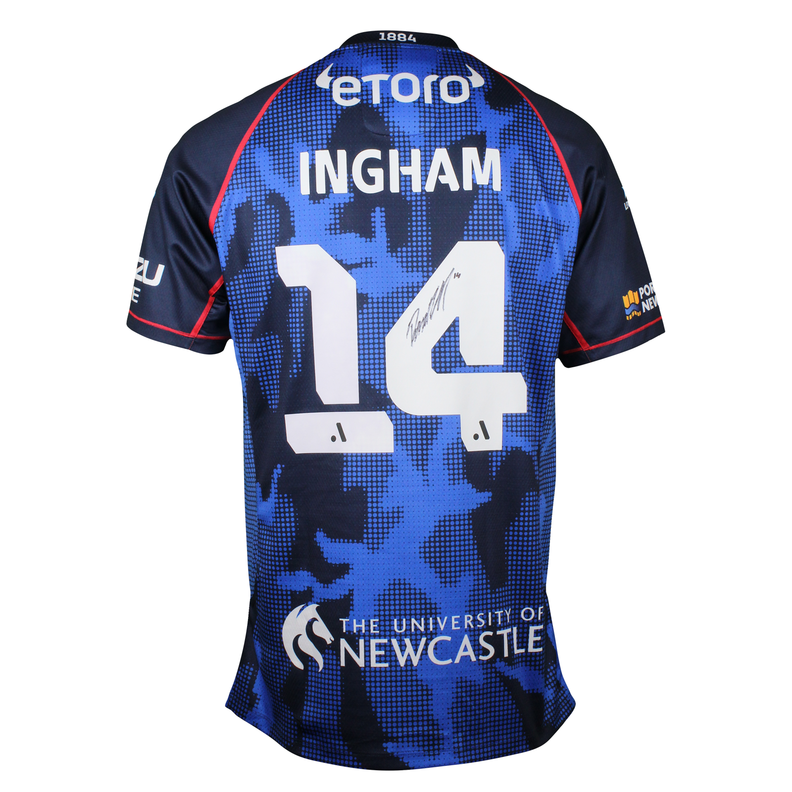 Dane Ingham Newcastle Jets shirt