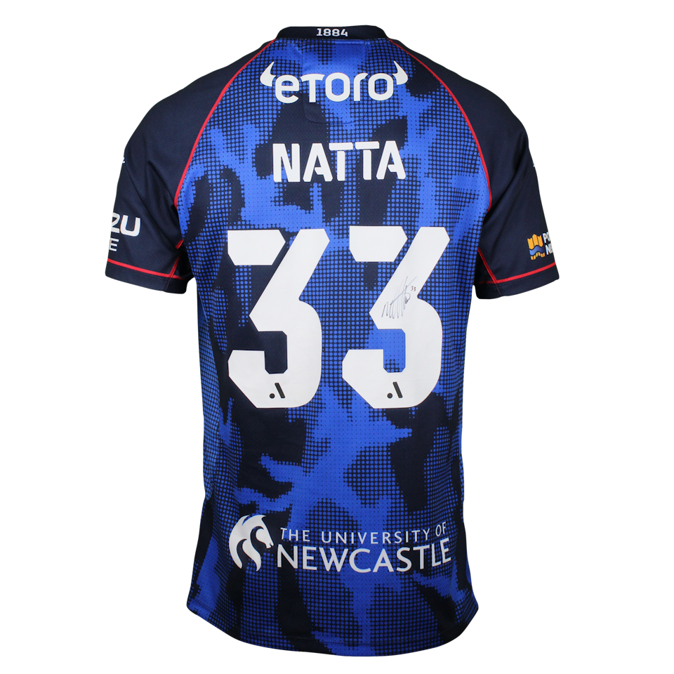 Mark Natta Newcastle Jets shirt
