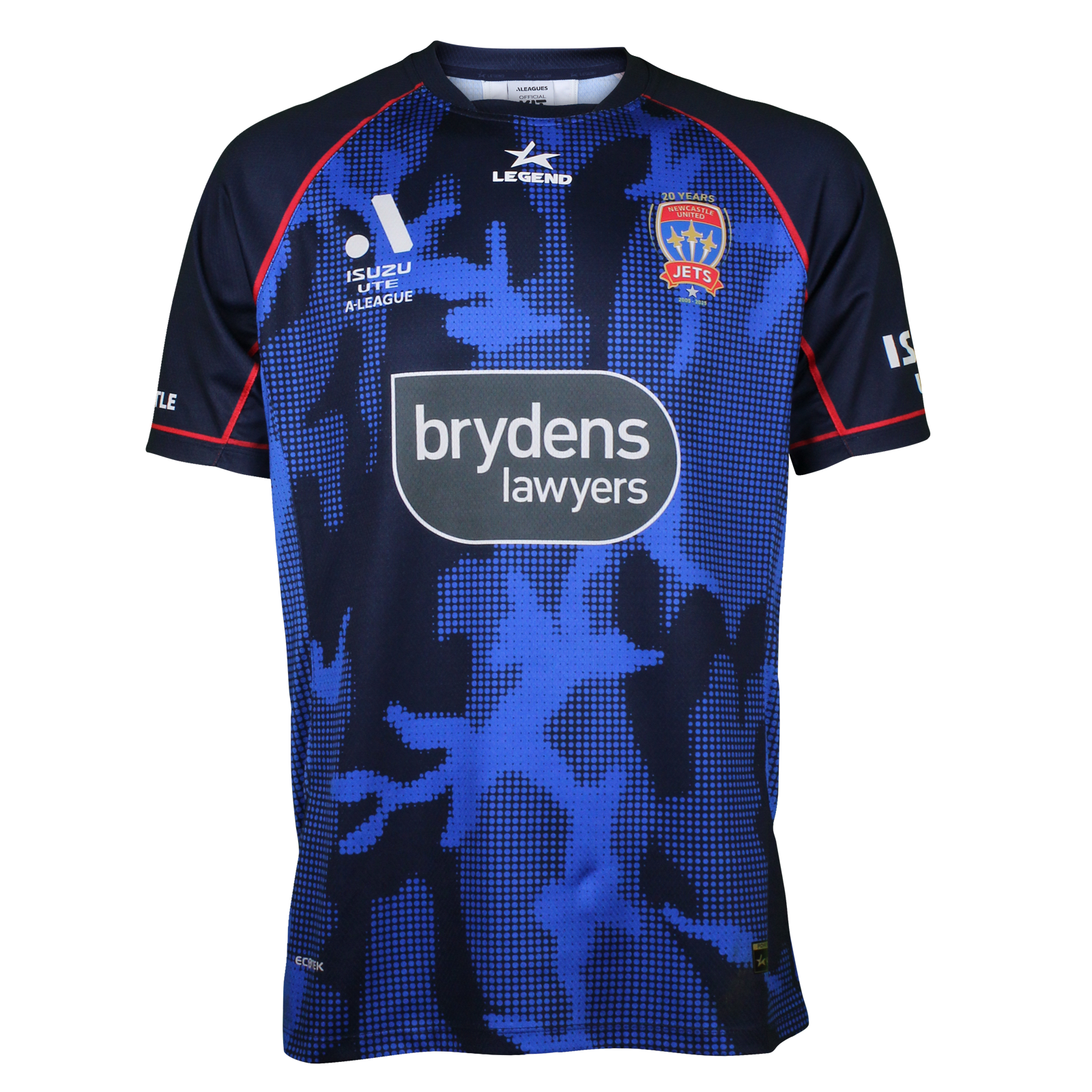 Mark Natta Newcastle Jets shirt