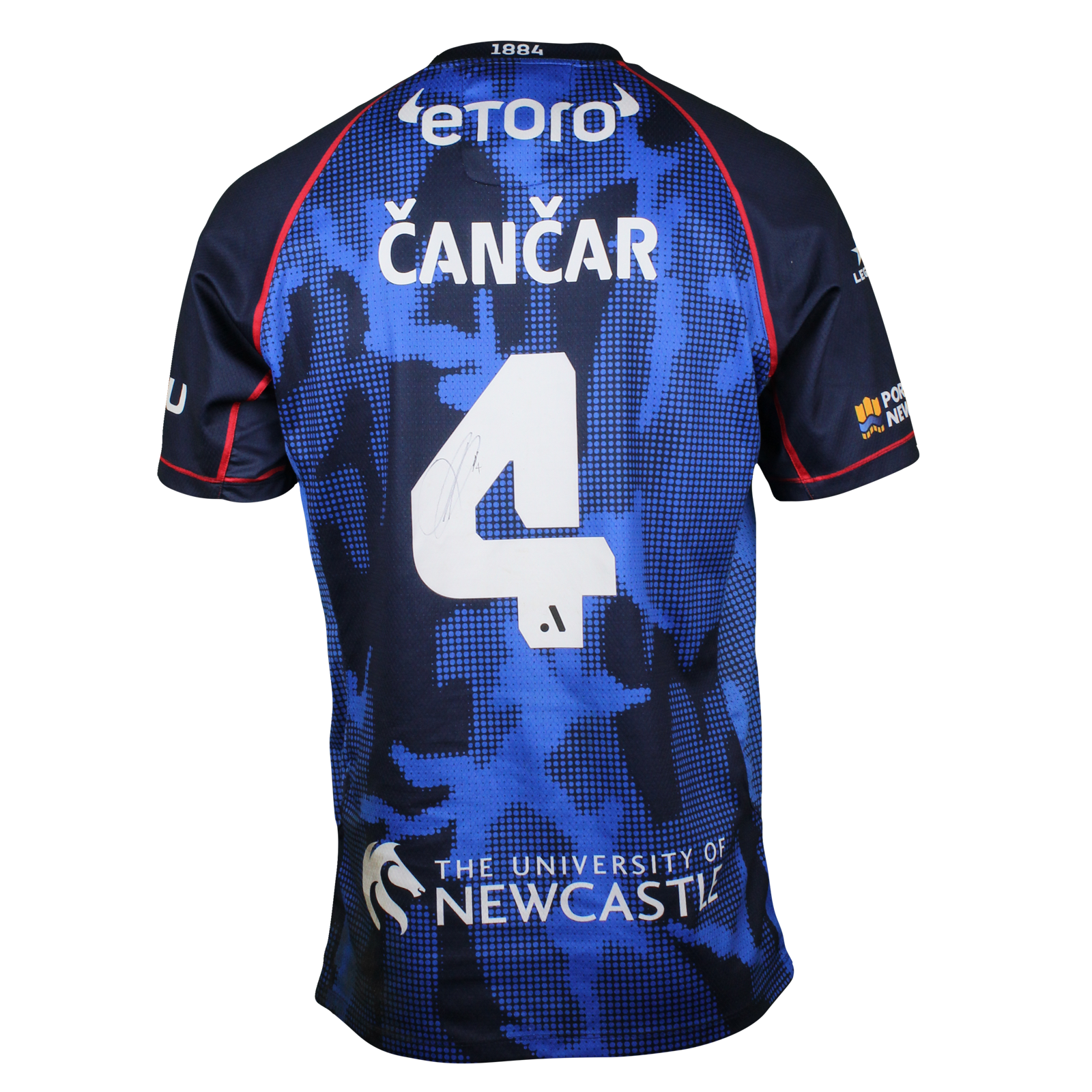 Phillip Cancar Newcastle Jets shirt