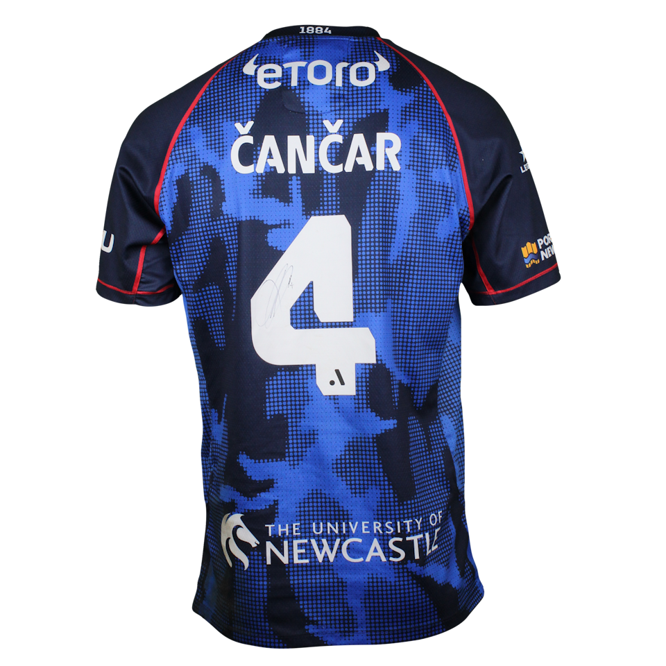 Phillip Cancar Newcastle Jets shirt