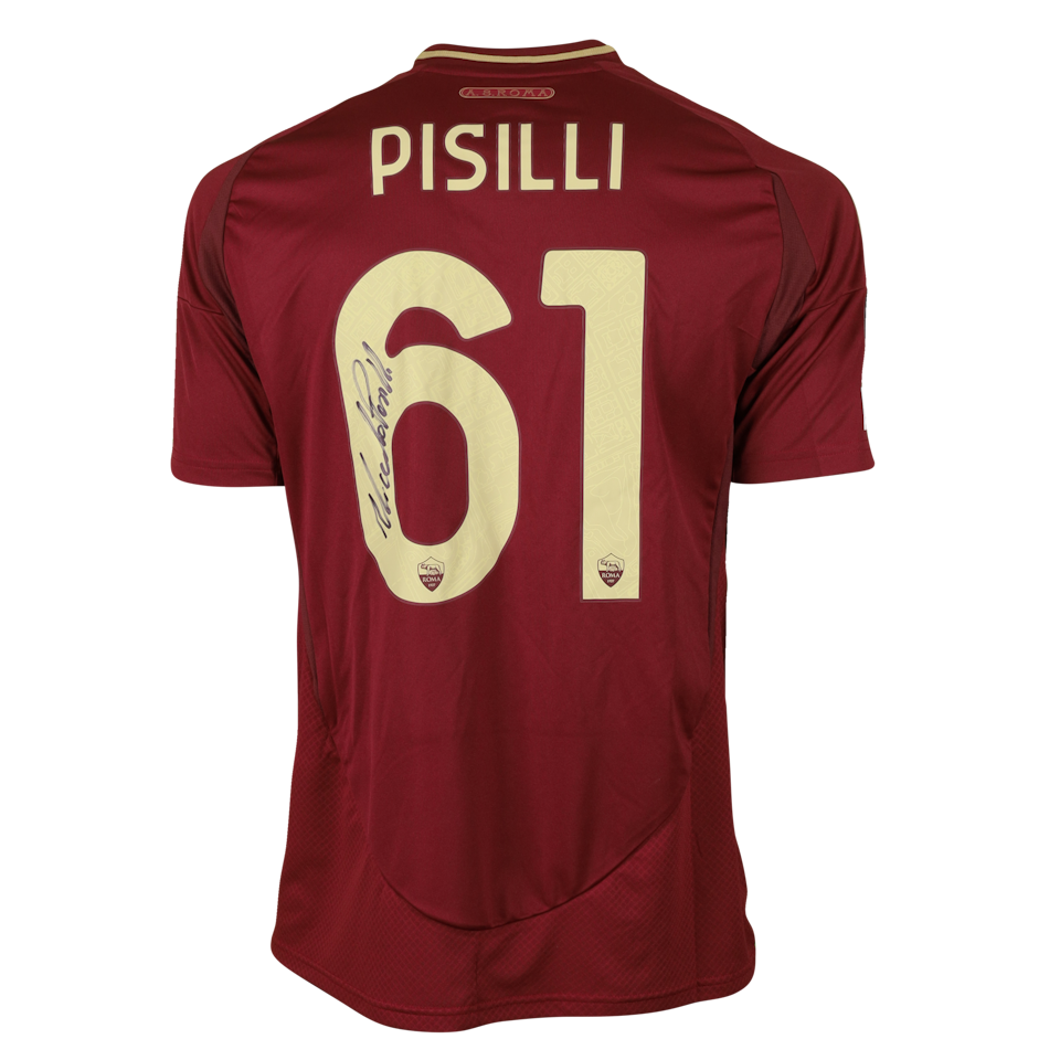Niccolò Pisilli AS Roma shirt
