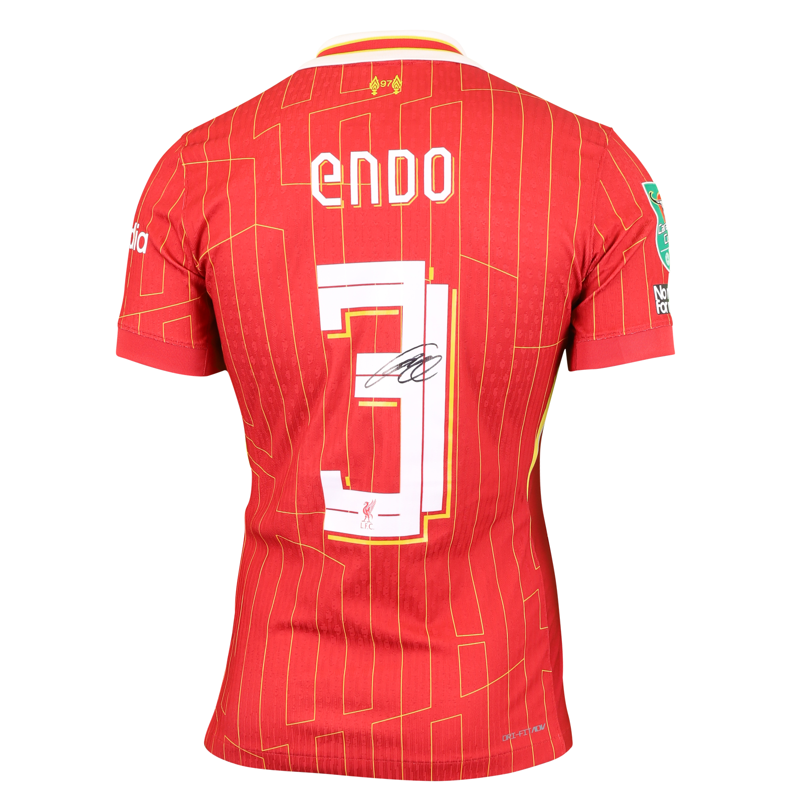 LFC PRE-SEASON JPN NUMBERING TSH 3 遠藤 航 Wataru Endo 遠藤航 | Liverpool - Brentford | MatchWornShirt