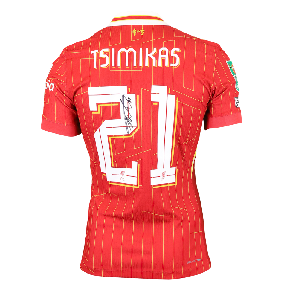 Konstantinos Tsimikas Liverpool shirt