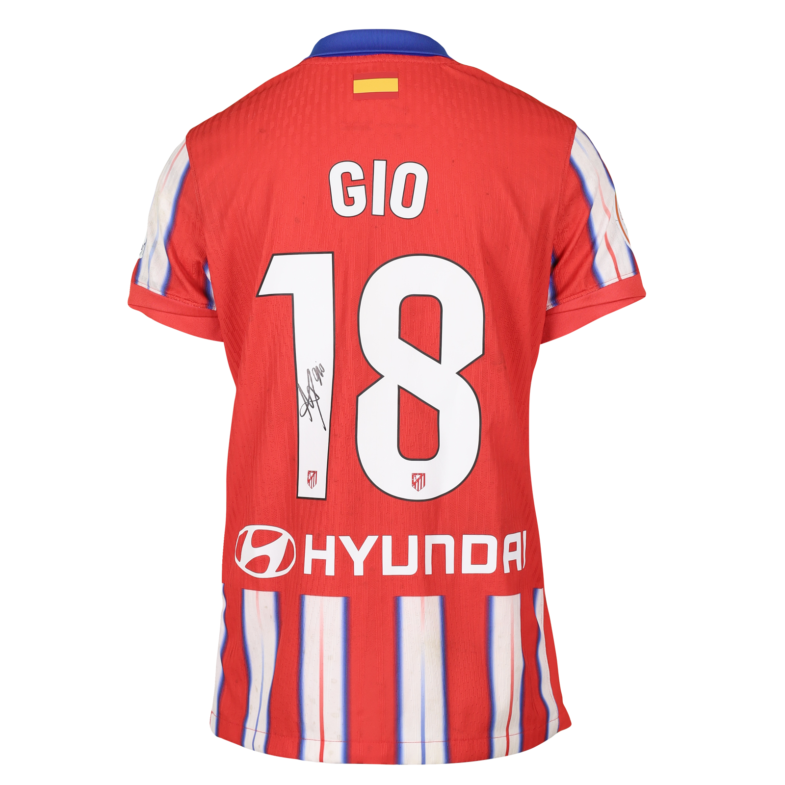 Official Atlético de Madrid Femenino Soccer Game-Worn Jerseys