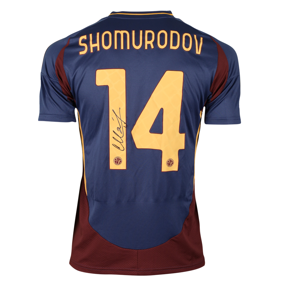 Eldor Shomurodov AS Roma shirt