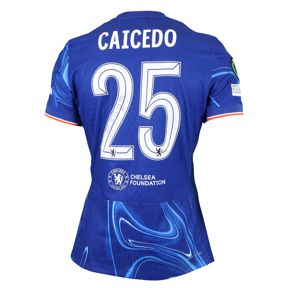 Moisés Caicedo Chelsea jersey